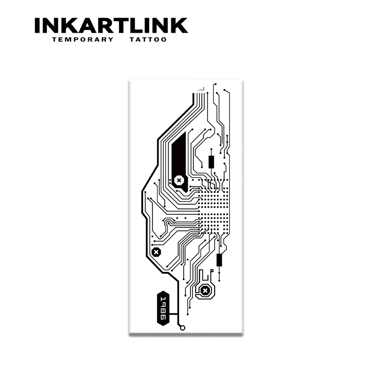 Mechanical (2) Temporary Tattoo,Lasts To 15 Days New Technology Magic Waterproof Semi Permanent Sticker.