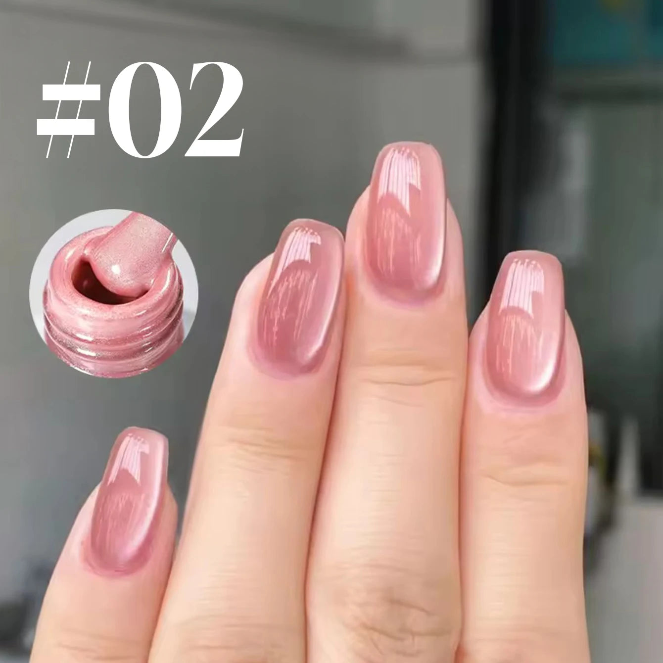 12ML 1-21pcs Autumn Nails Toe Selling Whitening Glass Bead Cat Eye Gel Nail Polish Black Nails Nail Art Grey Cat Eye Nail Glue