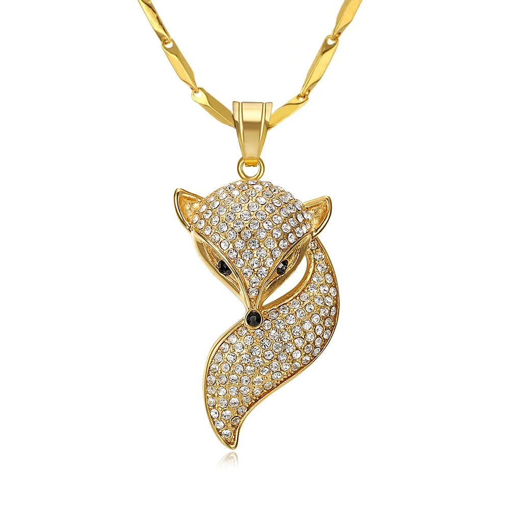 Fashion Vintage Stainless Steel Leopard Head Pendant Necklace Hip Hop Biker Animal Necklaces For Men Women Classic Jewelry Gifts