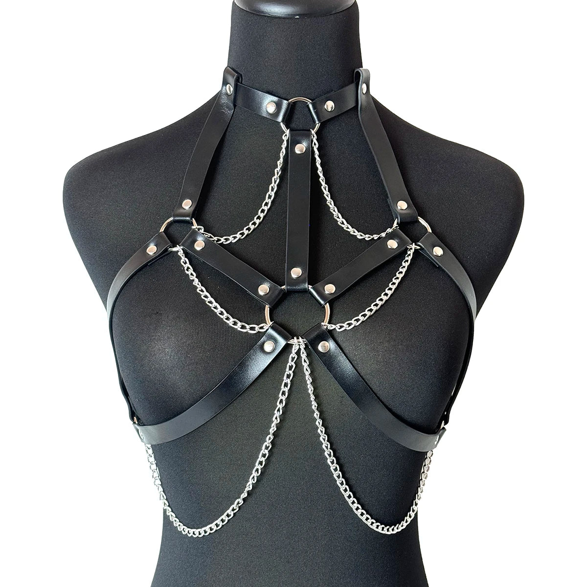 Sexy Lingerie for Women Bondage Harness Belt Couple Underwear Chest Harness Corset Bra Cage Suspenders Goth Top Sword Belts