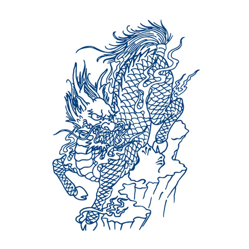 Juice Tattoo Sticker Upgrade Online Red Tattoo Sticker Lasts 7-15 Days Herbal Plant Temporary Tattoos Sticker Size:180 * 110mm