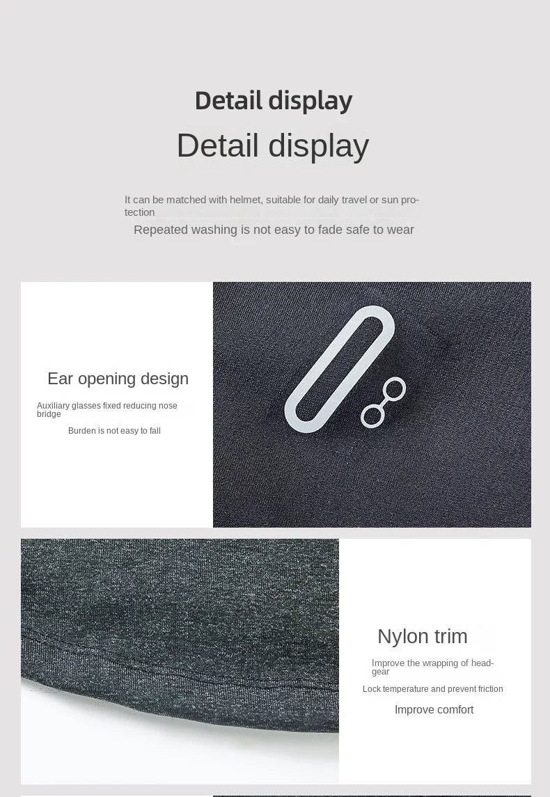 Winter Warm Cycling Cap for Men Bicycle Motorcycle Balaclava Windproof Sports Scarf Velvet Bike Face Cover Women Hiking Ski Hat