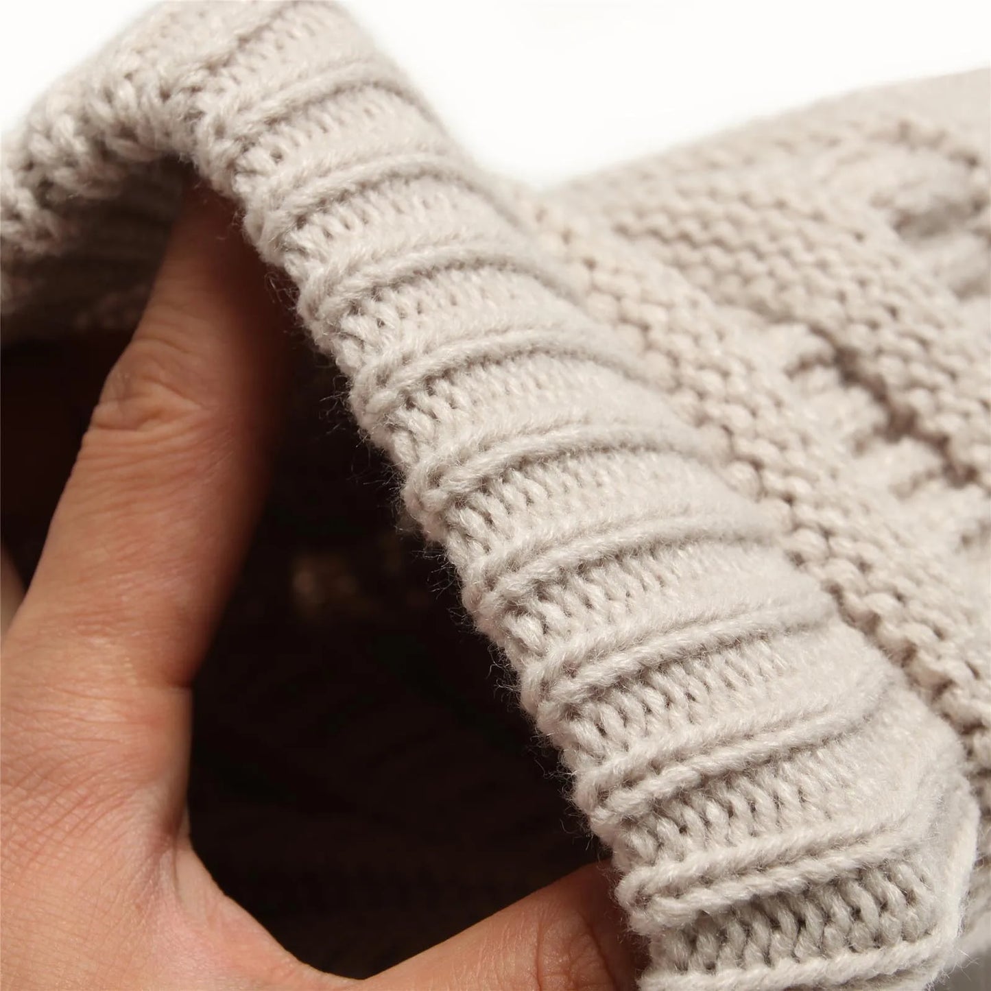 25 Farben Gestrickte Beanie Mütze Skully Trendy Warm Chunky Soft Stretch Zopfmuster Wintermütze Für Damen Mode Geschenk