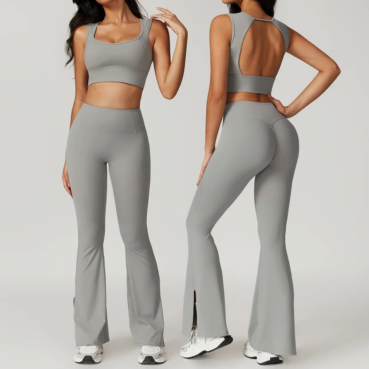 2 Pieces Yoga Suit Women Sexy Tight-Fitting Fitness Sports Set Gym Bra Elasticity High Waist Leggings Female Athletic Wear 8793