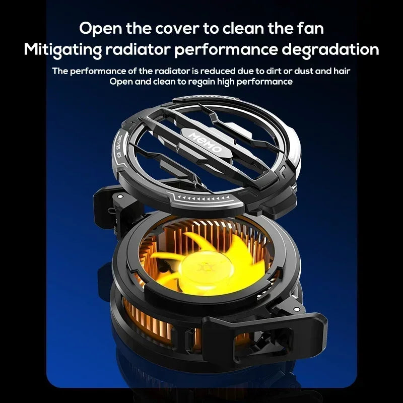 Magnetic Back Clip Universal 2 IN 1 MEMO CX08 CX07 Phone Cooler Semiconductor Cooling Fan Freeze Radiator for iOS Android PUBG