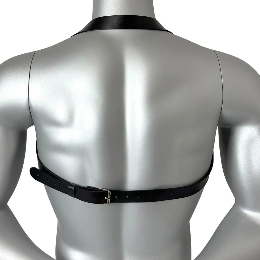 Men PU Leather Chest Harness Fashion Retro Body Belt Chest Accessories Straps Punk Rave Exotic Clothing Decorative Belt