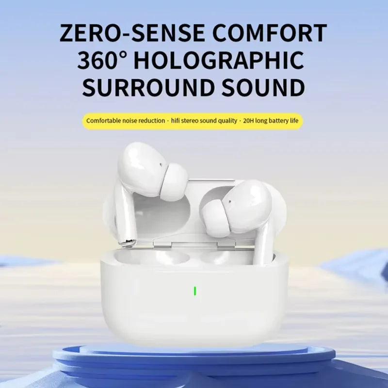 Pro 5 Wireless Bluetooth Earphones Headphones ANC Noise Reduction Earbuds HiFi Sound Low Latency for IPhone Android