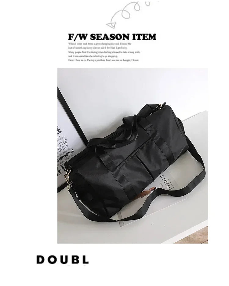 Training Yoga Sporttaschen Fitness Gym Taschen Nass Trocken Separate Gepäcktasche mit separatem Schuhfach Reisetasche Handtasche