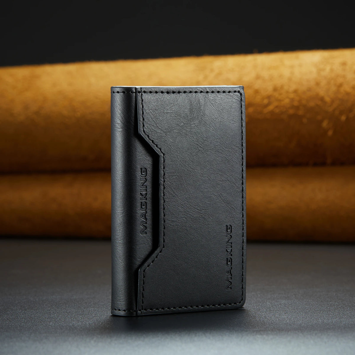 For IPhone 12 13 14 15 16 17 18 Pro Max For Magsafe Leather Wallet Magnetic Cellphone Card Holder Bank Card Strong Magnet Case