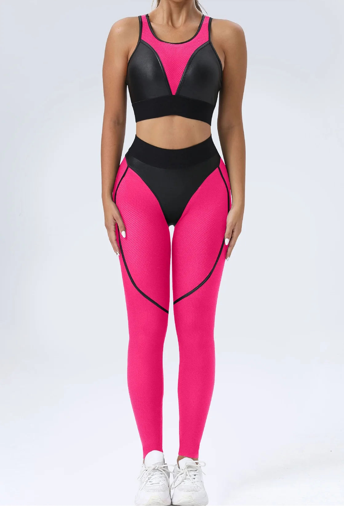 Cloud Hide COOL Girl Yoga Set Gym Sports Suit Women Black Tracksuit Clothes Workout Shorts Crop Top Bra Shirt Fitness Sportswear