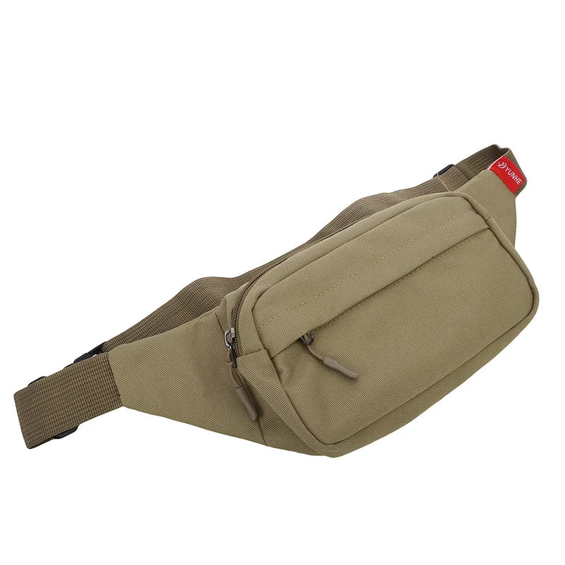 Men Waist Bag Pack Purse Casual Large Phone Belt Bag Pouch Women's Canvas Travel Phone Bag Fanny Banana Bag Hip 3 Pockets