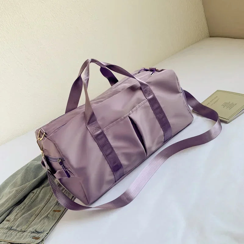 Training Yoga Sporttaschen Fitness Gym Taschen Nass Trocken Separate Gepäcktasche mit separatem Schuhfach Reisetasche Handtasche