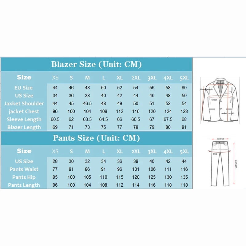 Herrenanzüge Blazer Hosen für Männer 2024 Jacke Italienisches Design Revers Party Hochzeit Slim Fit Kostüm Homme 2-teilige Kleidung