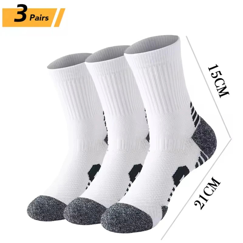3/5/6Pairs Men's Sport Socks Breathable Outdoor Running Basketball Socks Training Short Tube Socks For Men