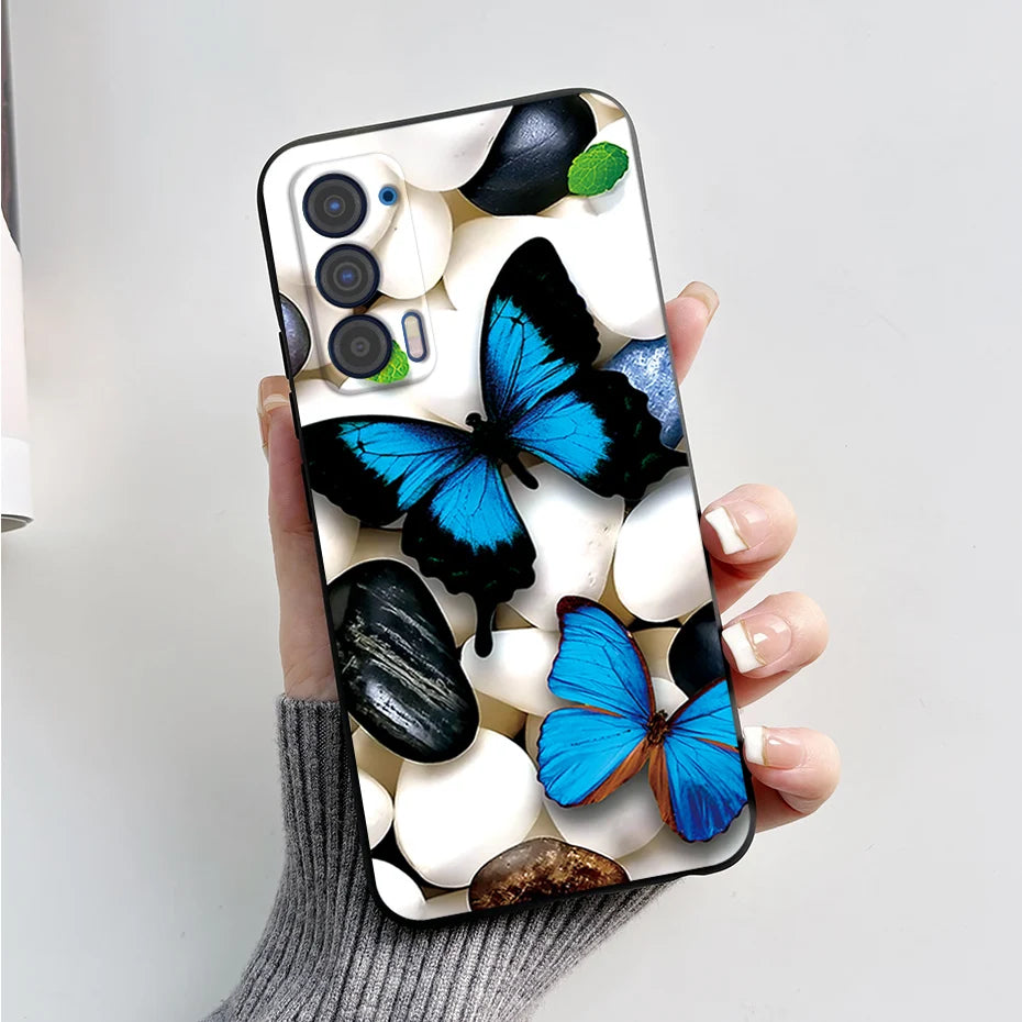 Silicon Case For Motorola Edge (2021) / Edge 5G UW (2021) Fashion Marble Pattern Soft TPU Phone Cases For Edge 2021 XT2141 Funda