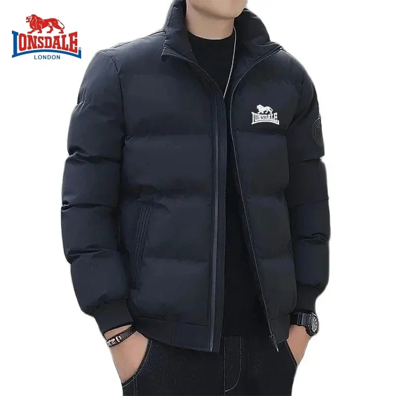 LONSDALE Men's High Quality Cotton Jacket Warm Coat for Autumn and Winter Outdoor Windproof Warm Top Jacket