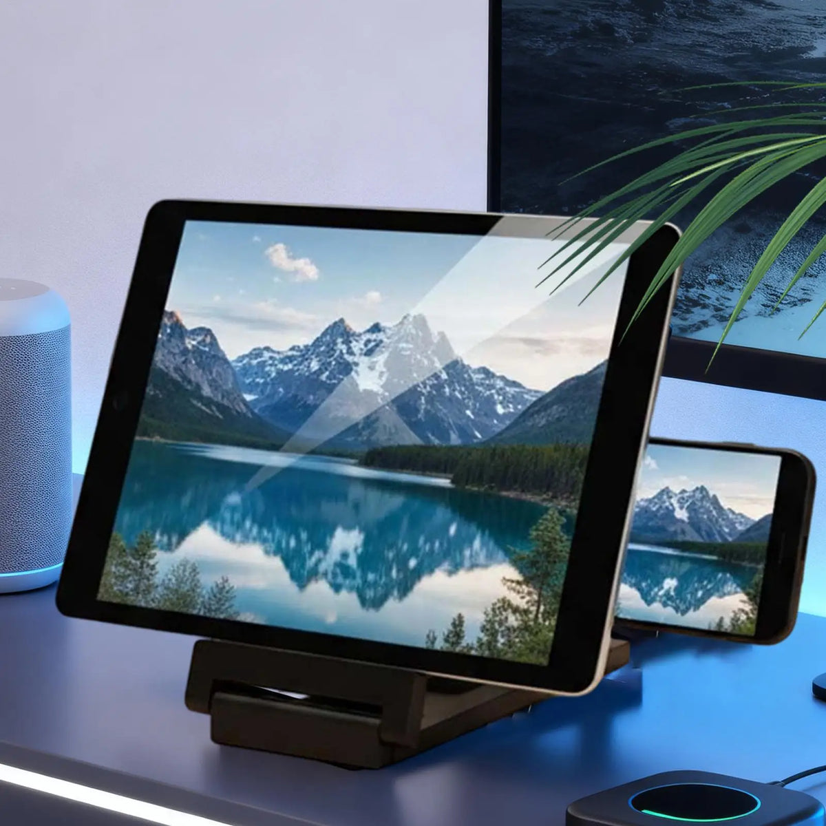 Portable Phone Screen Magnifier for Daily Reading Learning Movie Streaming Enlarged Screen Phone Stand Bracket Tool