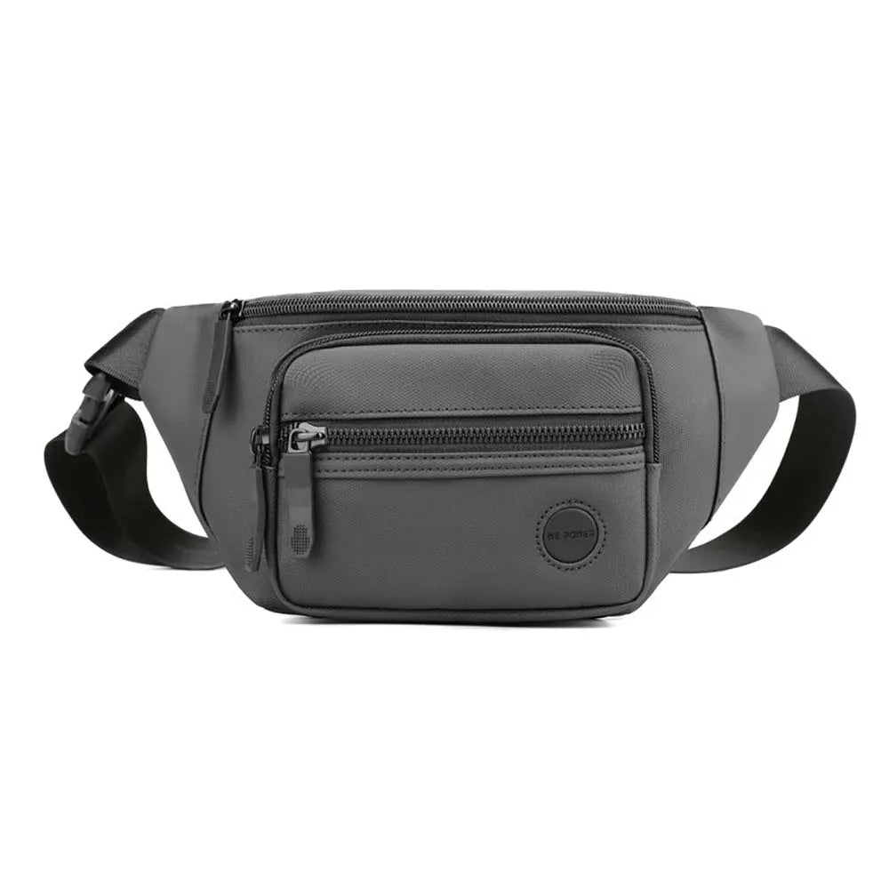 Men Waist Belt Bag Fanny Pack Multi-pocket Motorcycle Rider Outdoor Sports Climb Casual Nylon Male Sling Chest Bum Hip Bags
