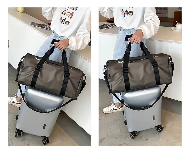 Sporttasche, wasserdicht, für Sport und Fitness, für Herren und Damen, Reisetaschen, für Outdoor, Yoga, Sport, tragbare Taschen, Rucksack mit großer Kapazität