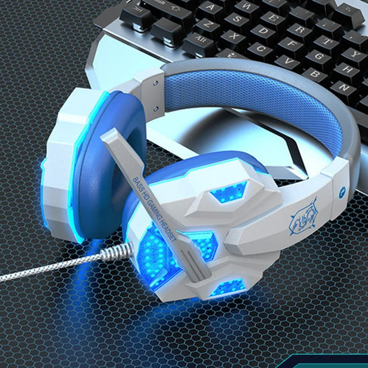 Headphones 3.5mm Wired Gaming Headset Earphones Music For PS4 Play Station 4 Game PC Chat computer With Microphone