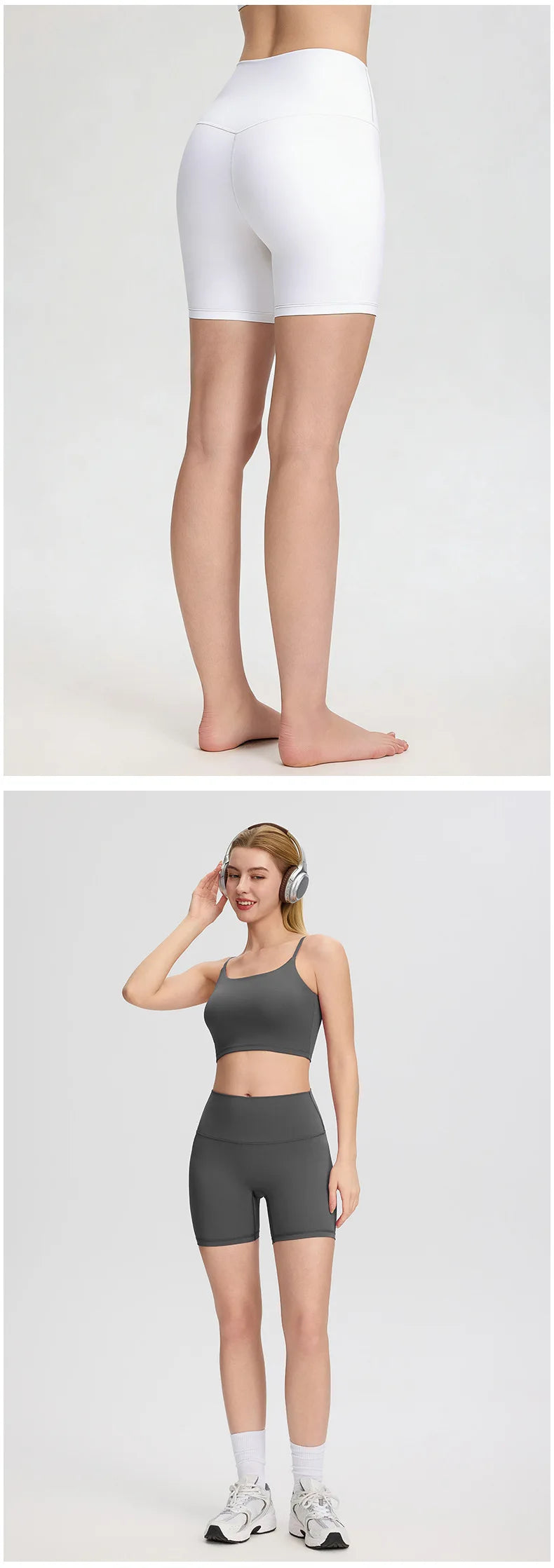 Yoga clothes, running suit, women's chest cushion vest, hip lifting high waist yoga shorts, quick drying breathable fitness suit