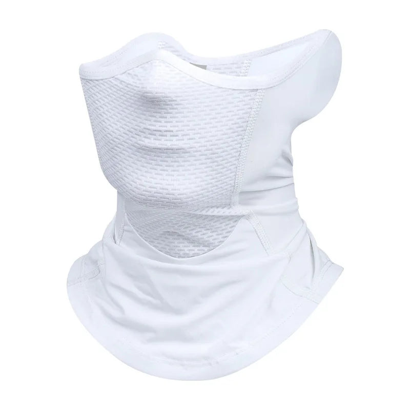 Hot Sale UPF 50+ Ice Silk Outdoor Sports Neck Gaiter Sunscreen Motorcycle Cycling Half Face Mask