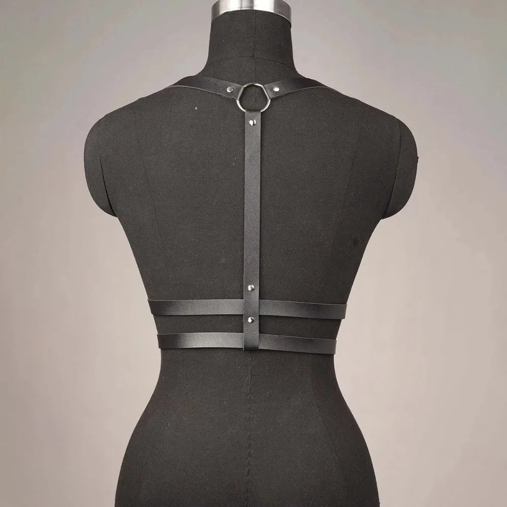 Women's Punk Fashion Belt Street Style Shaping Waistband Suspenders Body Harness Corset Gothic