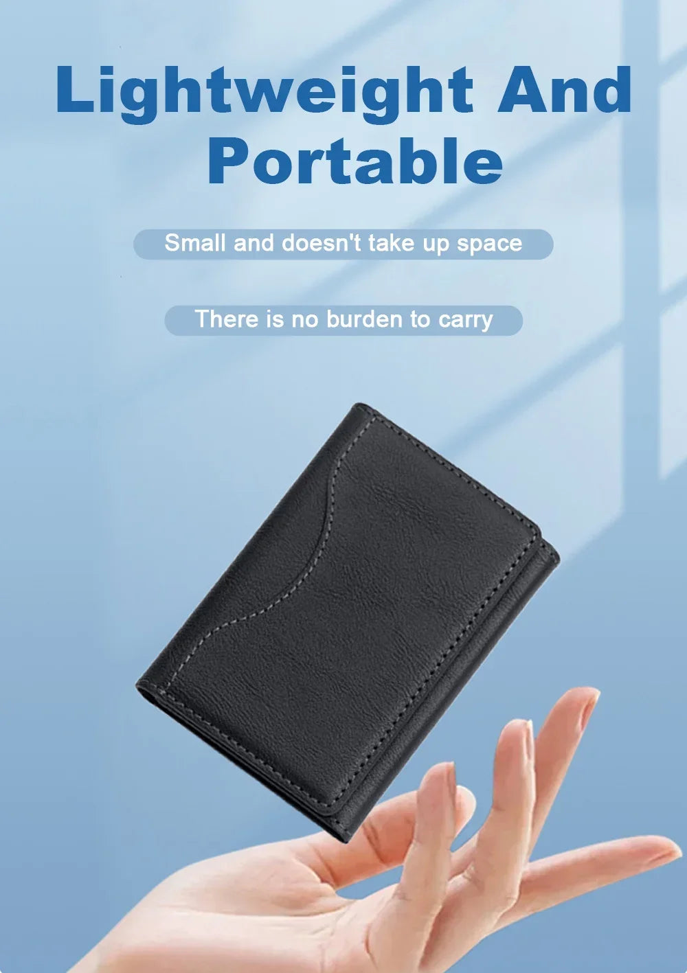 Strong Magnetic Folding Wallet Card Holder Leather Case for IPhone 17 16 Pro Max for MagSafe Stand Cover for Samsung