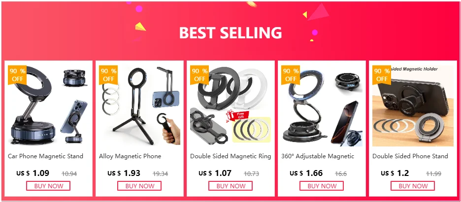 Car Phone Magnetic Stand Mechanical Vacuum Suction Cup Rotate 360° Magnetic Adsorption Bracket Navigation Universal Holder