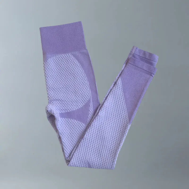 Yoga Suits Women Fitness Wear Gym Set Sports Outfits Training Exercise Workout Pants Long Sleeve Crop Top Bra Womens Tracksuits