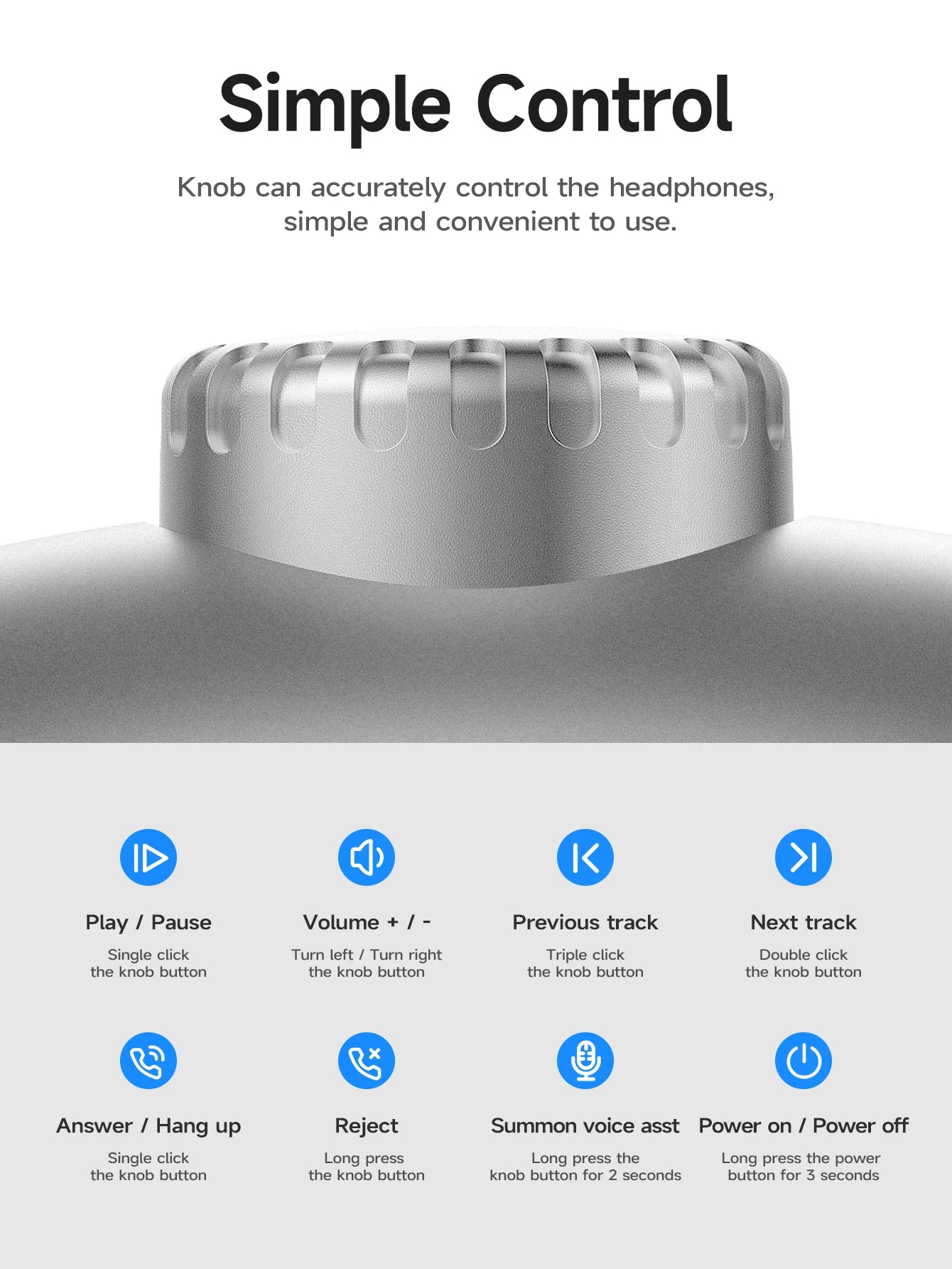 HOCO W35 Max ANC Noise Reduction Bluetooth Headphones Volume Control Over Ear Wireless Headsets 90H Use Time Earphones Universal