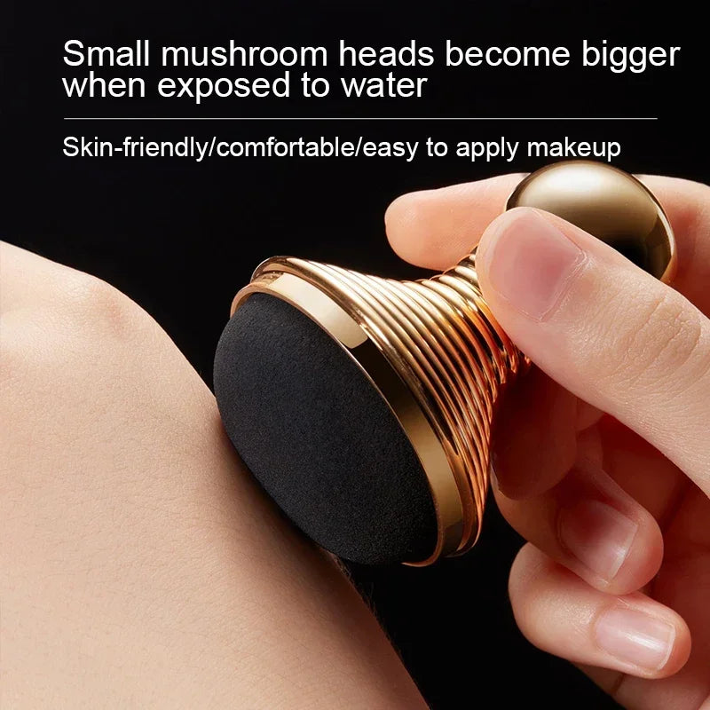 Mushroom Head Air Cushion BB Cream with Sponge Puf Brightening Moisturizing Foundation Concealer Whitening Base Makeup Cosmetics
