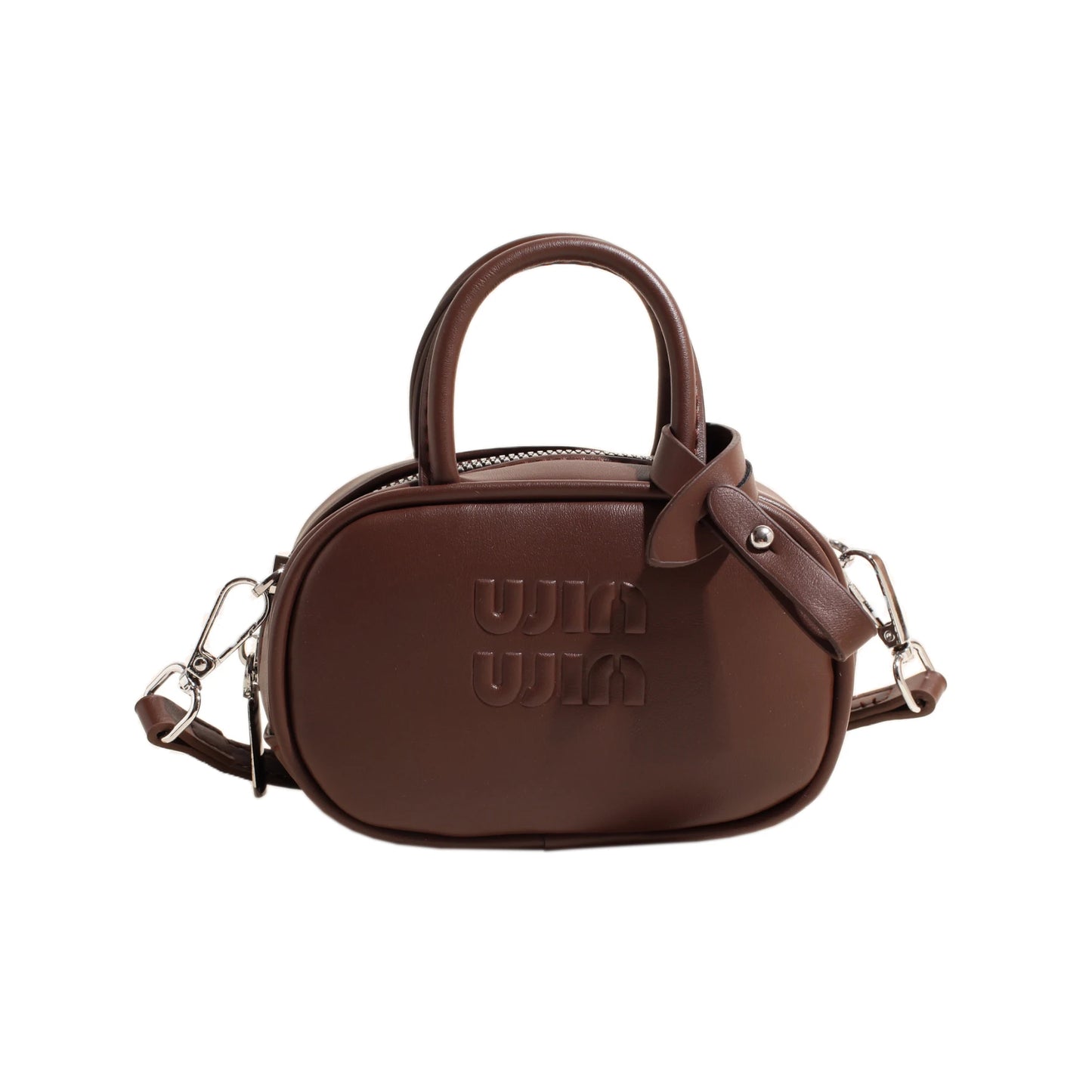 Bowling mini small bag style   famous brand all-match lipstick bag light luxury designer niche high-end messenger bag trend