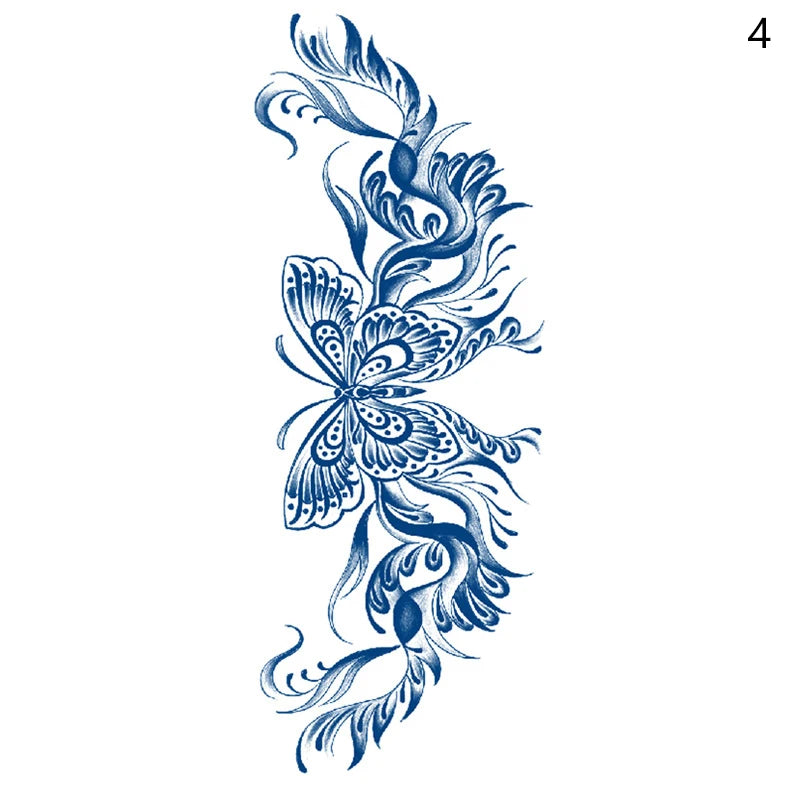 1pc Dragon Tattoo Sticker Realistic Dragon Fake Tattoo Stickers For Men Boys Kids 3D Dragon Temporary Tattoos Washable Tattoos