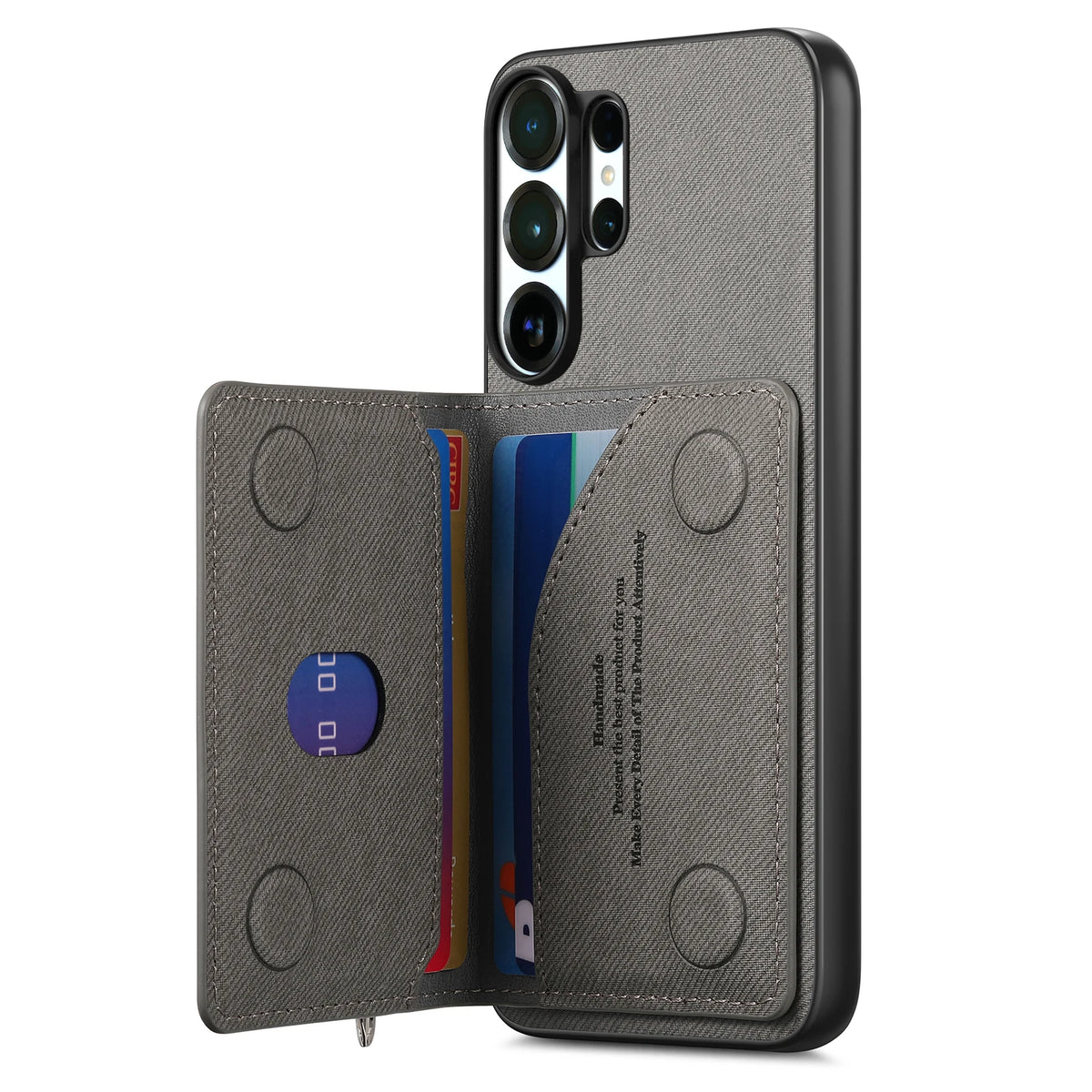 Zipper Cards Wallet Leather Phone Case For Samsung Galaxy S26 S24 S23 S22 Ultra Plus S23 S26 S25FE Purse Card Holder Stand Cover