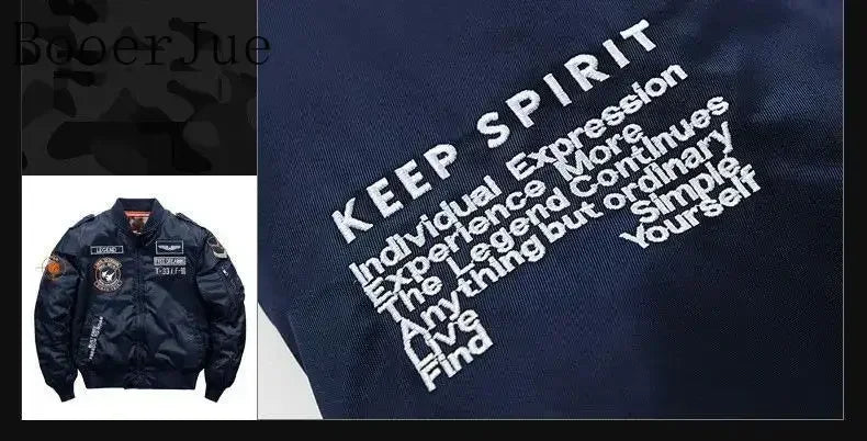 High Quality Military Motorcycle Ma-1 Aviator Pilot Coats Male Baseball Bomber Jackets Winter Hip Hop Thick Warm Jackets Men 6XL