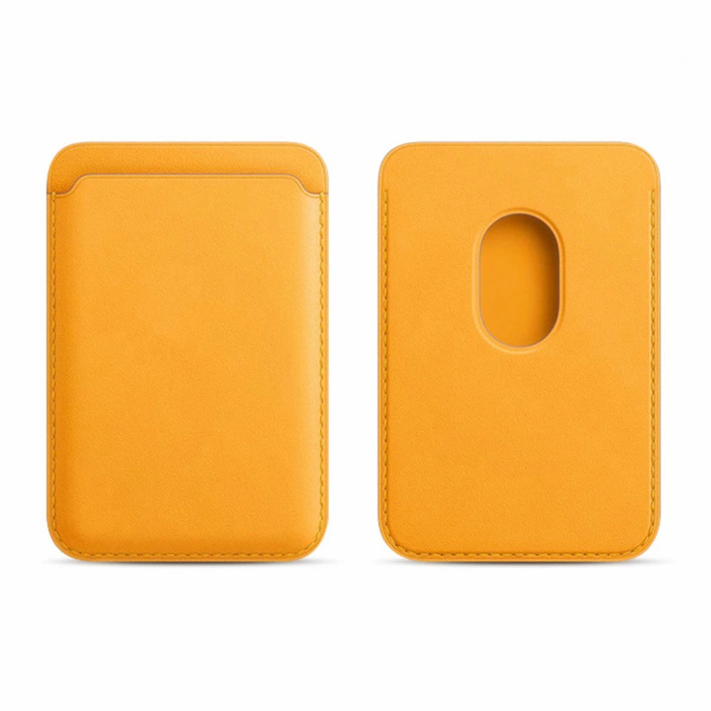 Offical Magnetic Finewoven Card Holder Leather Wallet For iPhone 18 17 16 15 14 13 Pro Max Samsung S26 S25 S24 Ultra Plus Cover