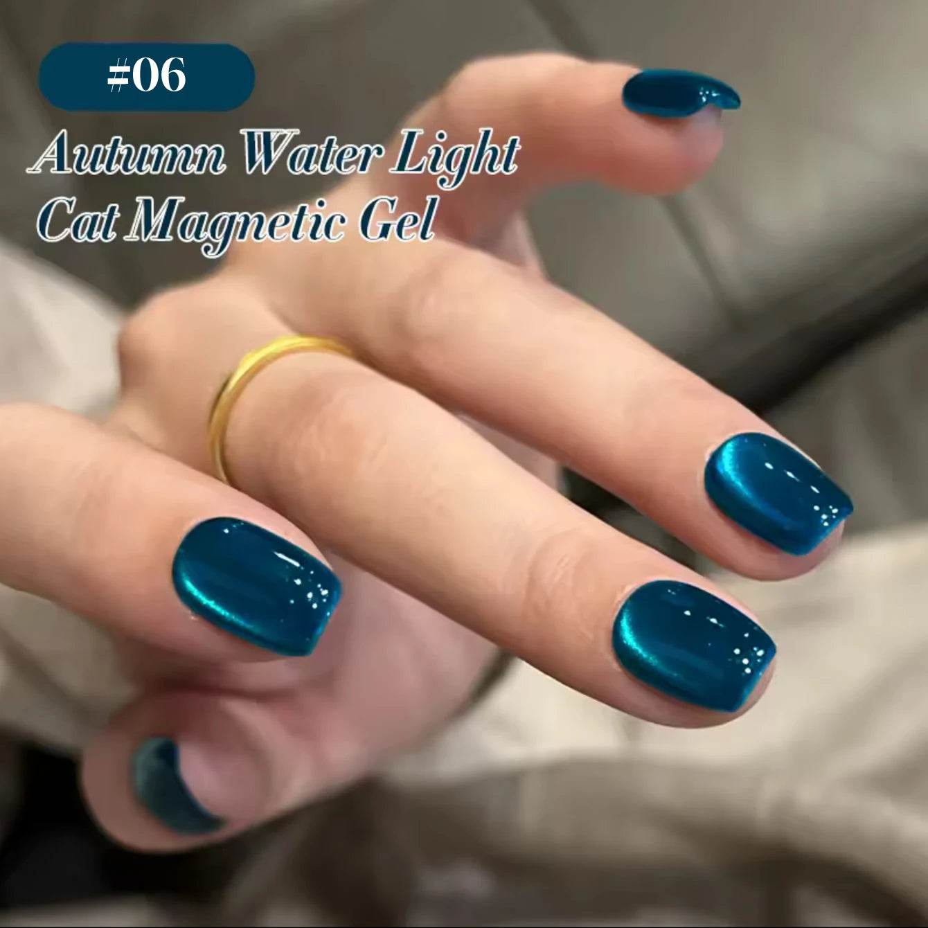 12ML 1-21pcs Autumn Nails Toe Selling Whitening Glass Bead Cat Eye Gel Nail Polish Black Nails Nail Art Grey Cat Eye Nail Glue