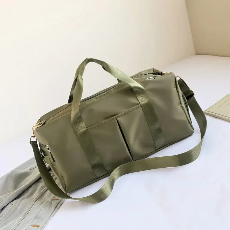 Training Yoga Sporttaschen Fitness Gym Taschen Nass Trocken Separate Gepäcktasche mit separatem Schuhfach Reisetasche Handtasche