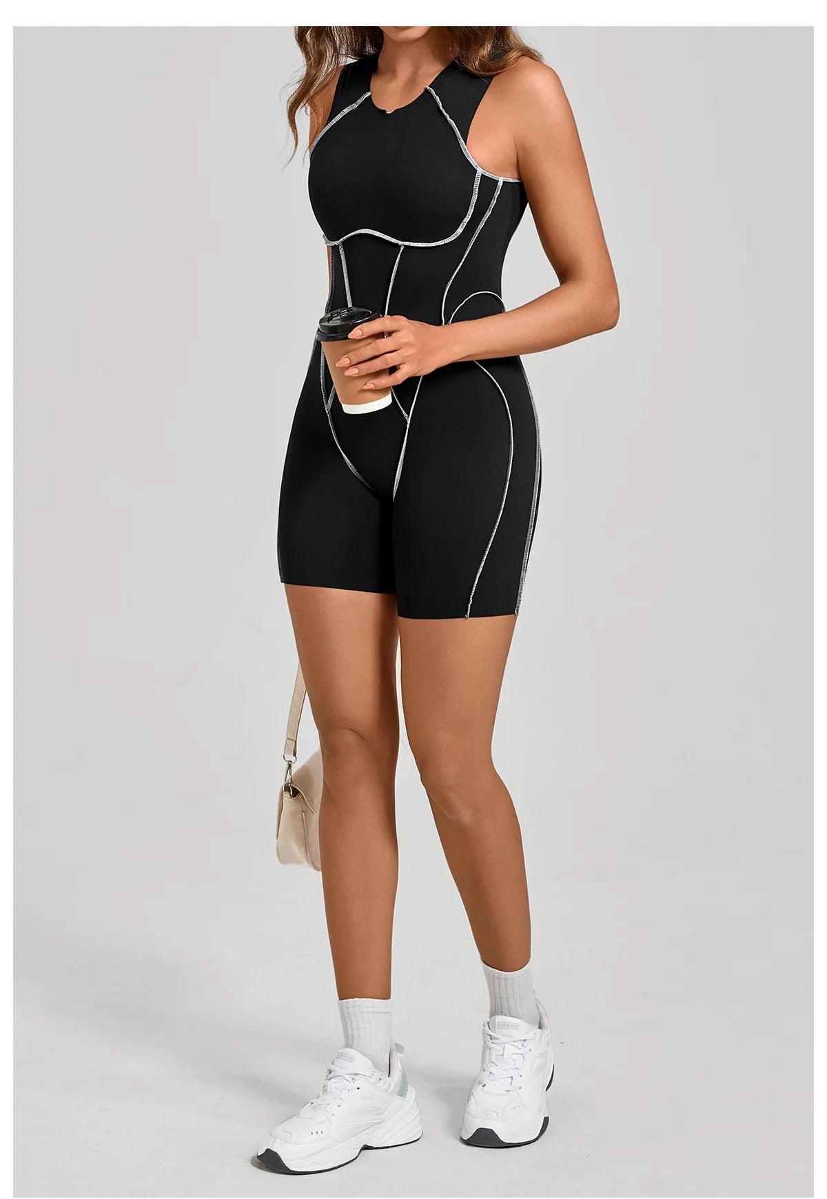 Women's Workout Clothes Sexy Outfits Jumpsuit Compression Shirt Gym Workout Woman Bodysuit Women's Fitness Gym Female Clothing