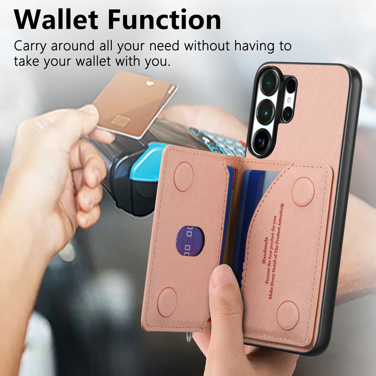 Zipper Cards Wallet Leather Phone Case For Samsung Galaxy S26 S24 S23 S22 Ultra Plus S23 S26 S25FE Purse Card Holder Stand Cover