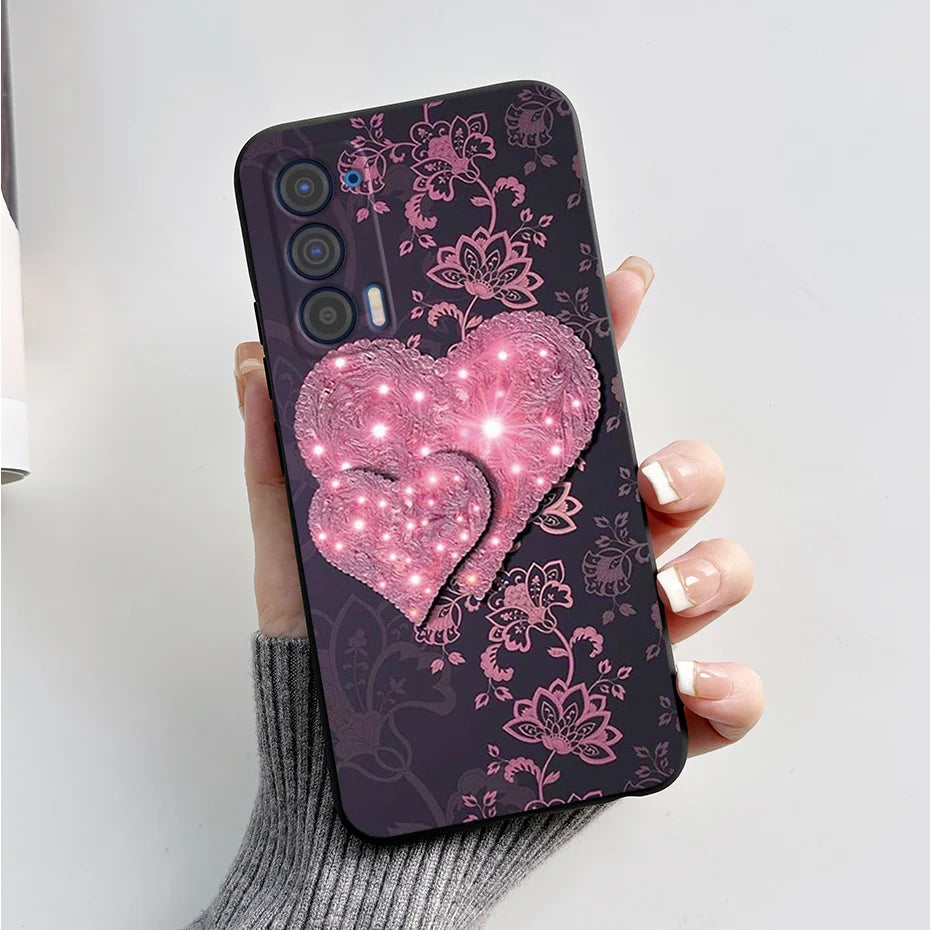Silicon Case For Motorola Edge (2021) / Edge 5G UW (2021) Fashion Marble Pattern Soft TPU Phone Cases For Edge 2021 XT2141 Funda