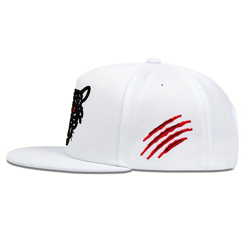 Unisex Tiger Embroidery Hip-hop Hats Spring And Autumn Outdoor Adjustable Sports Casual Baseball Caps Sunscreen Hat