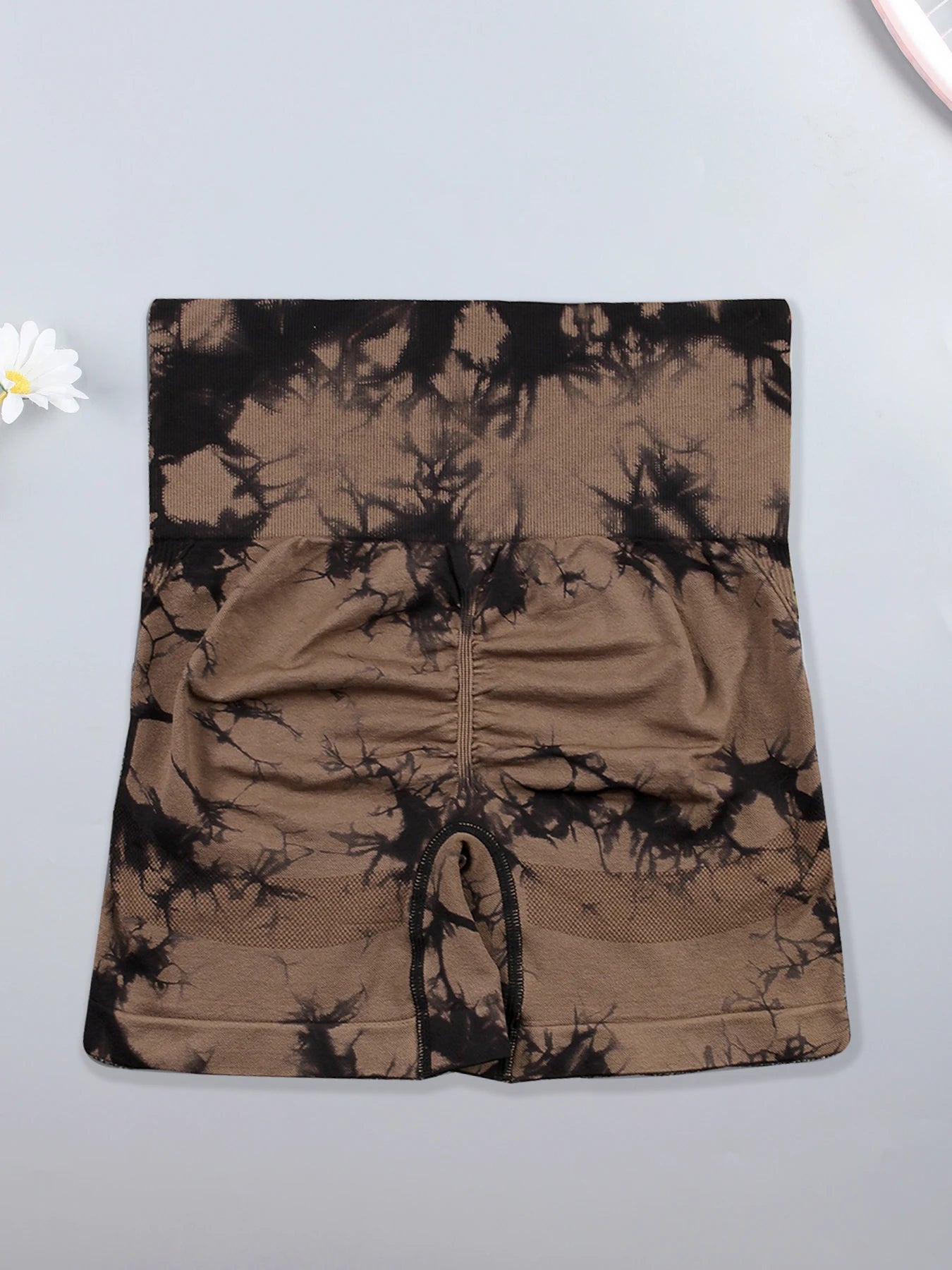 Tie Dye Sexy Push Up Gym Shorts Woman Skinny Stretch High Waist Fitness Shorts Sets Running Outdoors Fashion Sport Pants