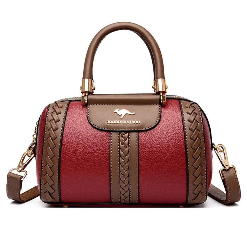 High Quality Leather Purses and Handbags for Women Luxury Designer Shoulder Crossbody Bag New Ladies Messenger Bags Sac A Main