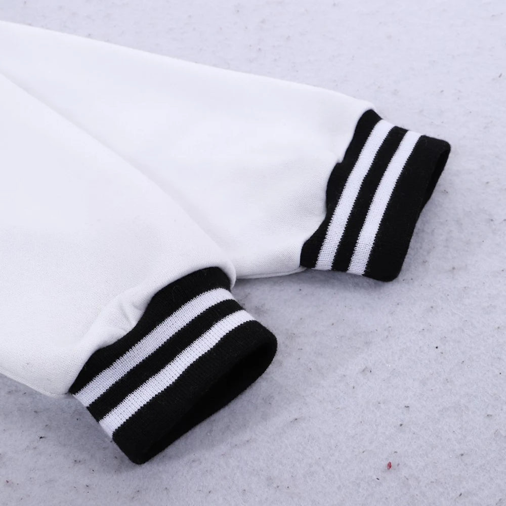 New York Art Letter 23 Printed Women Jacket Harajuku Fleece Baseball Jersey Button Personality Streetwear Vintage Loose Clothing