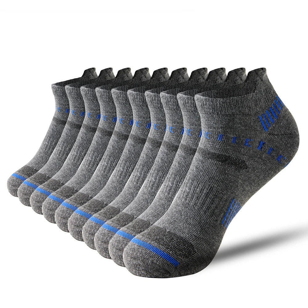 5 Pairs High Quality Men Ankle Socks For Man Breathable Sports Socks Mesh Casual Athletic Thin Cut Short Sokken Boat Socks 39-44