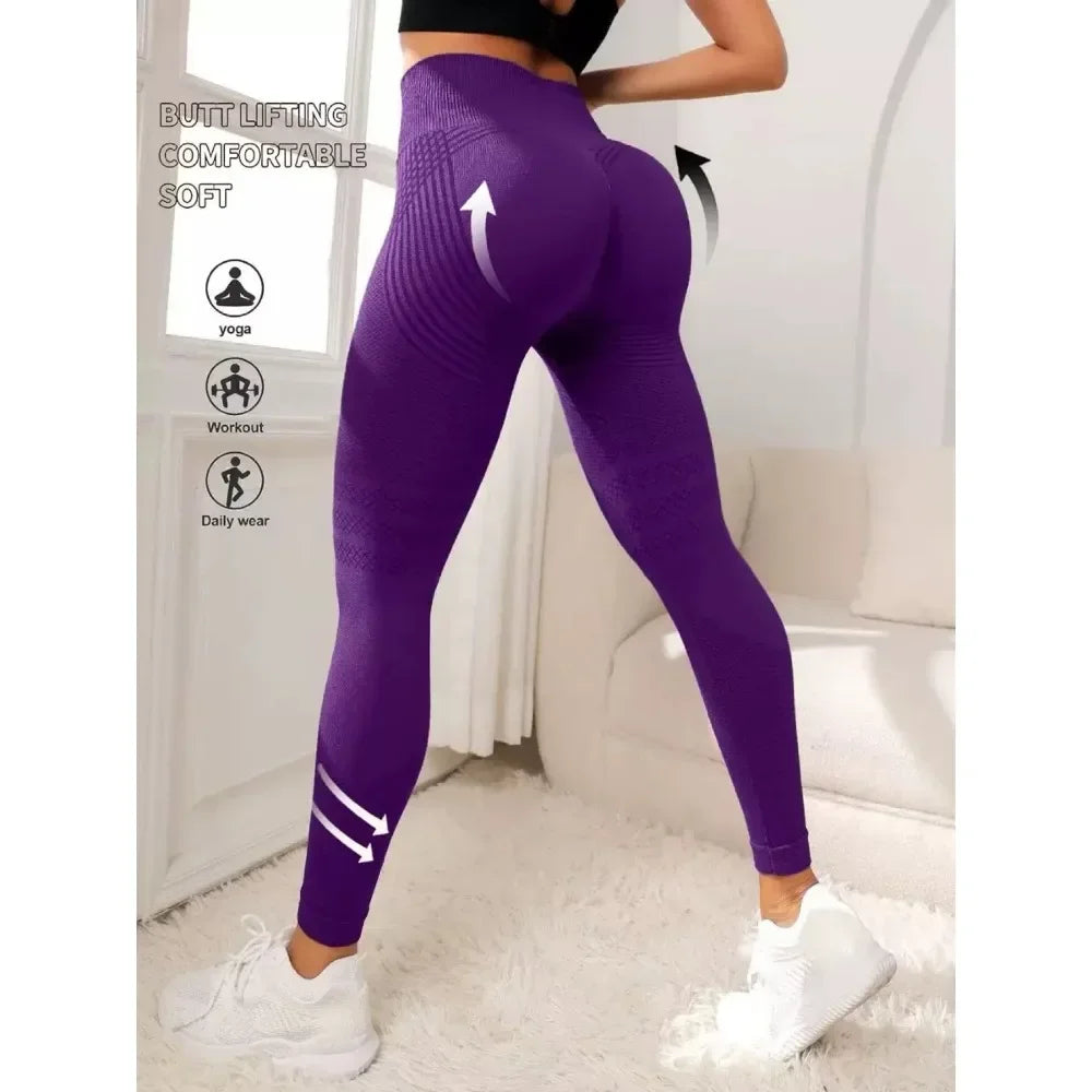 Women's Cellulite 3D Leggings, High Waisted Butt Lifting Tummy Training Control, Anti Cellulite Legging for Gym Workout Yoga