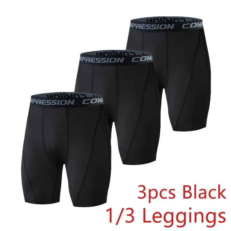 Mens Fitness Sportswear Set Moisture-wicking for Gym Running Leggings Dry Fit and Comfortable Workouts Sports Wear Clothes