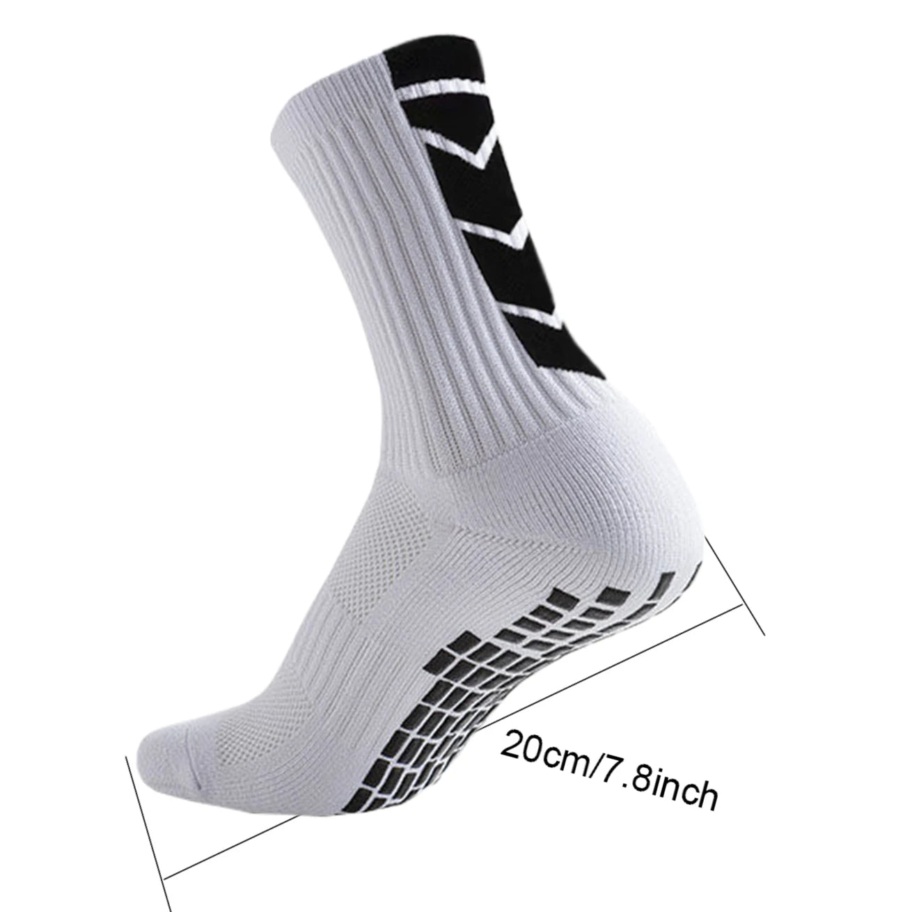 6Pairs Men Women Towel Bottom Athletic Socks for Football Basketball Baseball Rugby Soccer Running Tennis Non Slip